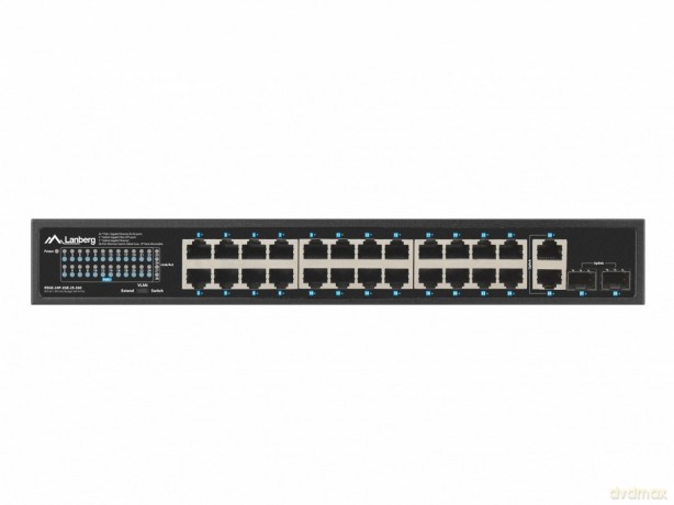 Switch 24x1GB POE+ 2xGB 2xSFP rack 19'' gigabit ethernet 360W