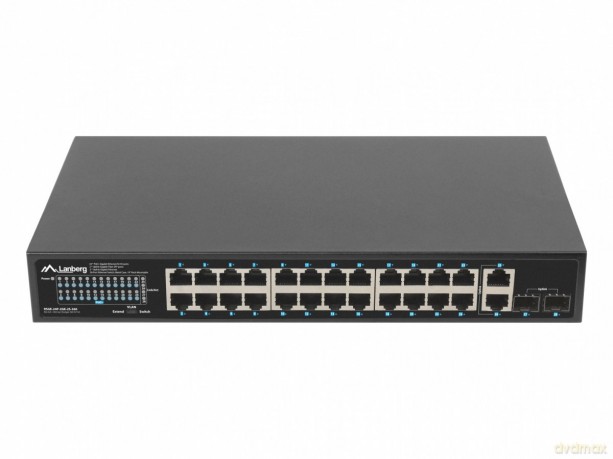 Switch 24x1GB POE+ 2xGB 2xSFP rack 19'' gigabit ethernet 360W