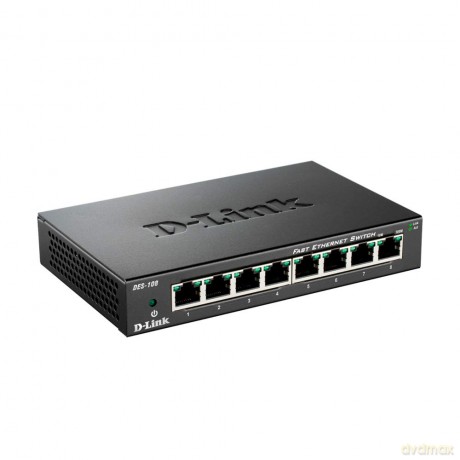Switch 8-port 10/100 Metal Housing