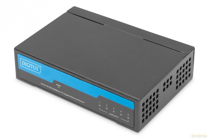 Switch niezarządzalny Gigabit Ethernet desktop 5x 10/100/1000 Mbps