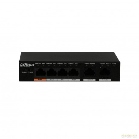 Switch PoE 4-port 2x RJ45 PFS3006-4ET-60-V2