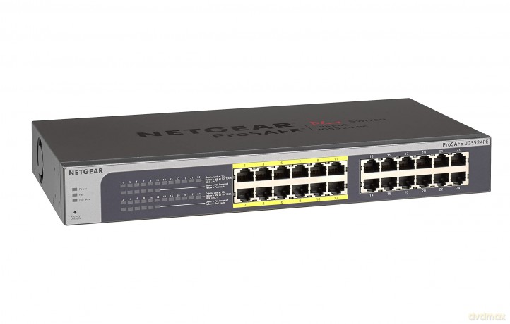Switch Unmanaged Plus Rack 24xGE (12xPoE) - JGS524PE