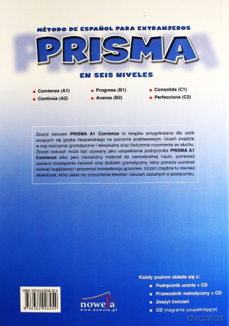 Prisma nivel A1 de ejercicios [KSIĄŻKA]