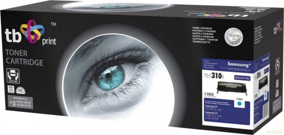Toner do Samsung CLP310 TS-C310R CY ref.