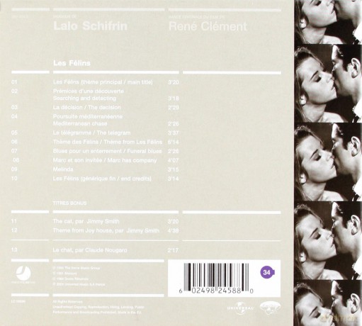 Schifrin: Les Felins-Unreleased Ost [CD]