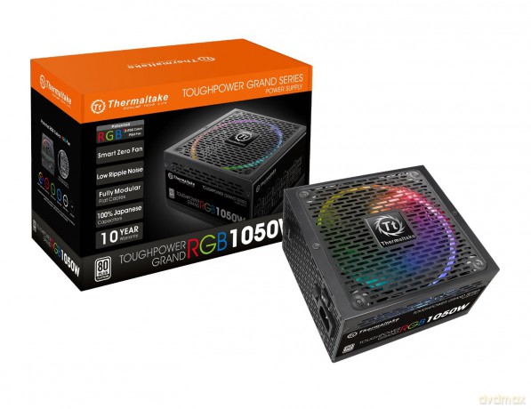 Toughpower Grand Riing 1050W Platinum 230V, 8xPEG, 14 cm