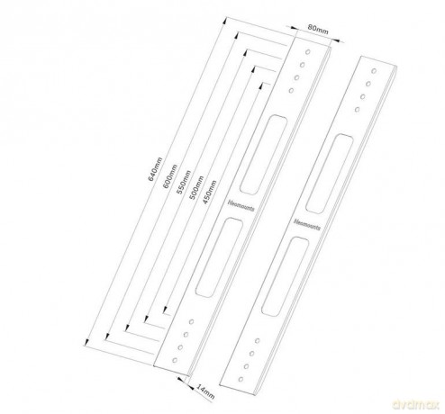 Uchwyt AWL-250BL16 800X450-600 ADPATER VESA
