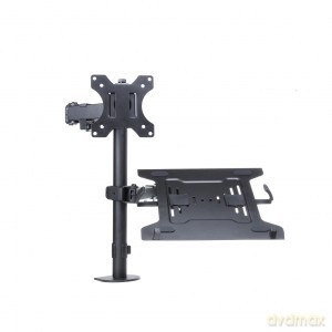 Uchwyt biurkowy do monitora LED/LCD 13-32" + notebooka L-24