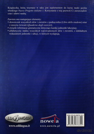 Progetto Italiano Nuovo 1 słowniczek+gramatyka [KSIĄŻKA]
