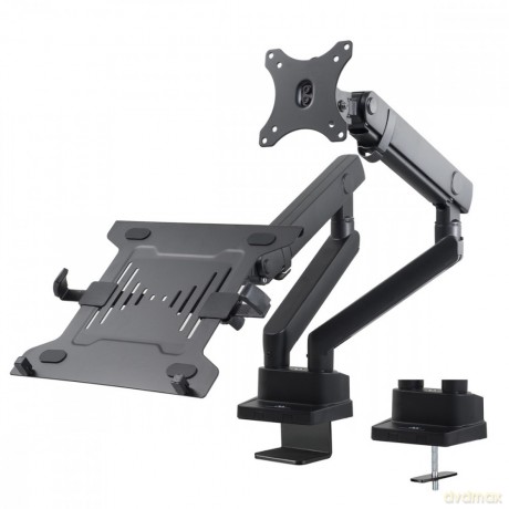 Uchwyt biurkowy podwójny na monitor/laptop MC-813