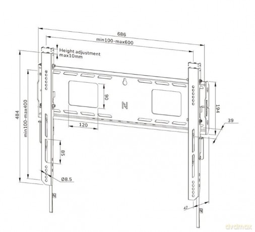 Uchwyt do monitora WL30-750BL16