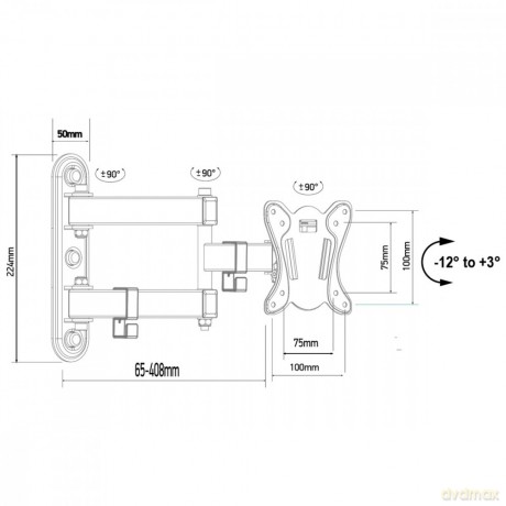 Uchwyt do TV/monitora 13-32 cale 30kg MC-417