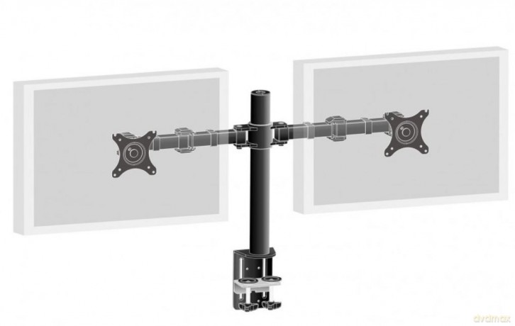 Uchwyt Ds1002c-B1 2 Ekrany, Pivot, Vesa