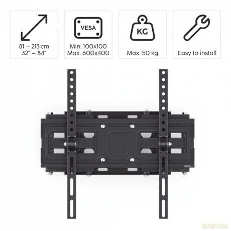 Uchwyt LCD/LED Vesa 600x400 full M 84 cale