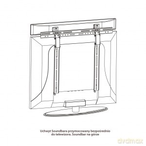 Uchwyt na głośnik soundbar G-03
