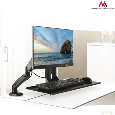 Uchwyt na klawiaturę MC-756 VESA 75x75, 100x100 - dodatek do uchwytów monitora