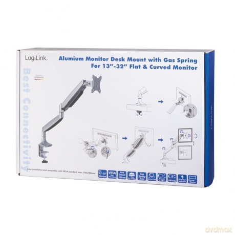 Uchwyt na monitor 13-27 cali max 9kg.