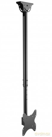 Uchwyt sufitowy LCD/LED 23-42cale 50kg regulowany, czarny
