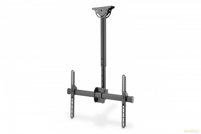 Uchwyt sufitowy TV 37-70 cali 50kg, z regulacją teleskopową 560-910mm Czarny