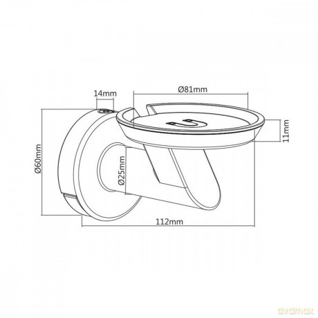 Uchwyt Ścienny dla Google Home MC-857