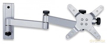 Uchwyt ścienny LCD/LED 13-30cali 15kg regulowany, srebrny
