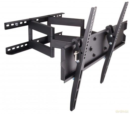 Uchwyt ścienny LCD/LED 23-55cali regulowany 70kg, czarny