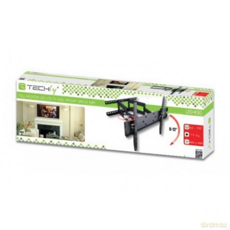 Uchwyt ścienny LCD/LED 42-70cali regulowany, 70kg, czarny