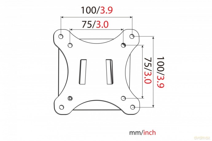 Uchwyt ścienny pojedynczy, 1xLCD, max. 27", max. obciążenie 18kg, poziomnica
