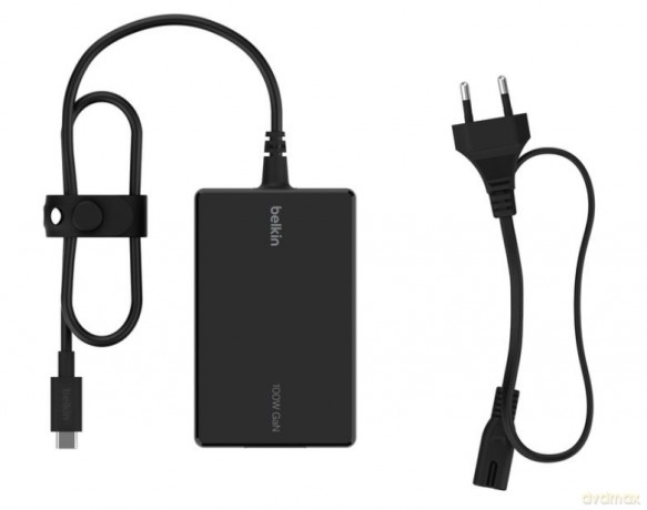 Zasilacz 100W USB-C Kabel EU GaN