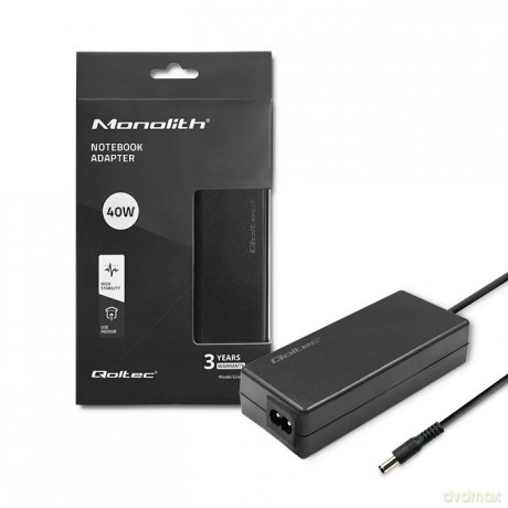 Zasilacz 40W | 12V | 3.33A | 5.52.1 | + kabel zasilający