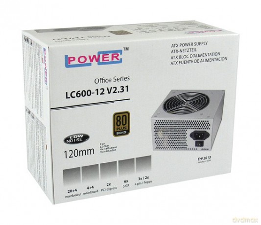 Zasilacz 450w Lc600-12 V2.31 80+ Bronze