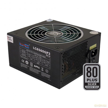 Zasilacz 560W LC6560GP3 V2.3 80+Silver 2x PATA 2x PCIe black