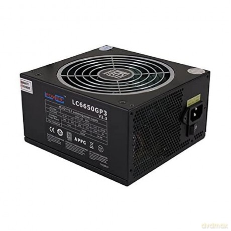 ZASILACZ 650W LC6650GP3 V2.3 80+Silver 140mm 6x SATA 2x PATA 2x PCIe Active PFC