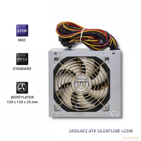 Zasilacz ATX SilentLine 425W (bulk)