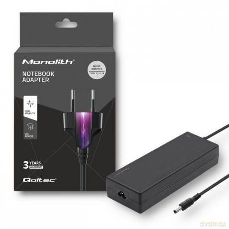 Zasilacz desktopowy 120W | 12V | 10A | 5.52.5 | + kabel zasilający