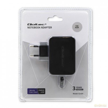 Zasilacz do Acer 45W | 19V | 2.37A | 5.51.7
