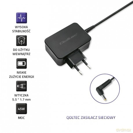 Zasilacz do Acer 45W | 19V | 2.37A | 5.51.7