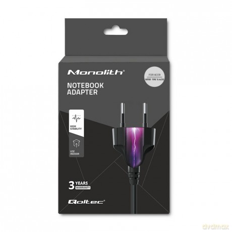 Zasilacz do Acer 65W | 19V | 3.42A | 5.5x1.7 |+kabel zasilający