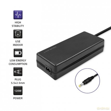 Zasilacz do Asus 120W | 19V | 6.32A | 5.52.5 |+kabel zasilający
