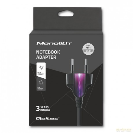 Zasilacz do Asus 45W | 19V | 2.37A | 4.01.35 | +kabel zasilający