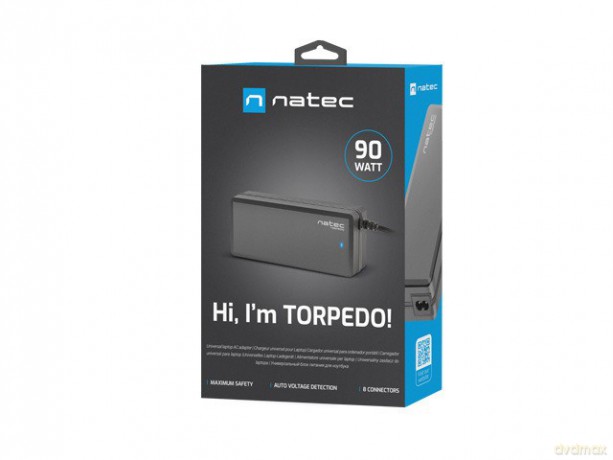 Zasilacz do laptopa uniwersalny Torpedo Uni-90 90W