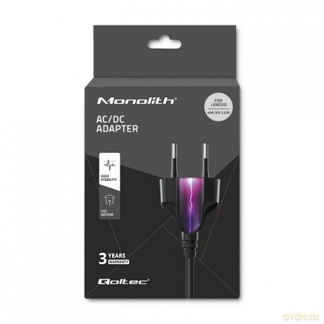 Zasilacz do Lenovo 45W | 20V | 2.25A | 4.01.7 | +kabel zasilający