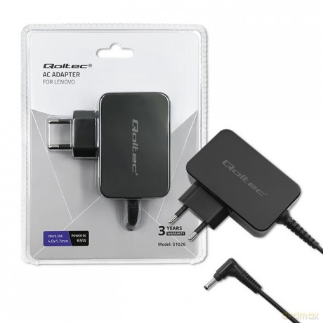 Zasilacz do Lenovo 65W | 20V | 3.25A | 4.01.7