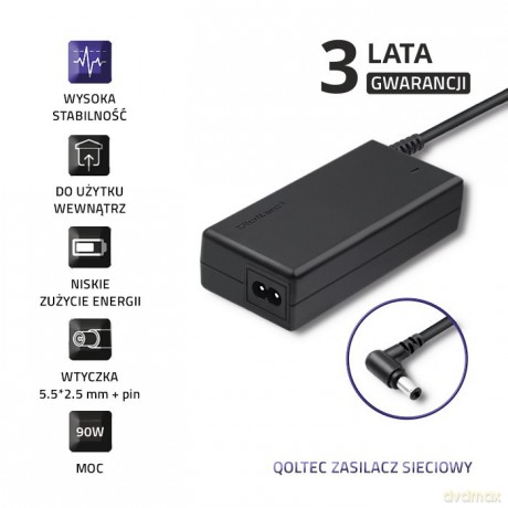 Zasilacz do Toshiba 90W | 19V | 4.74A | 5.52.5