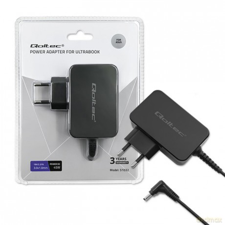 Zasilacz do ultrabooka Asus 45W | 19V | 2.37A | 3.0x1.0