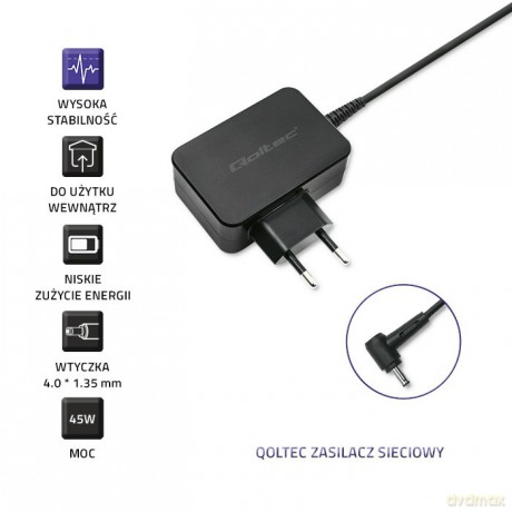 Zasilacz do ultrabooka Asus 45W | 19V | 2.37A | 4.01.35