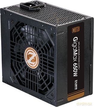 Zasilacz GigaMax 650W 80+ BRONZE EU ZM650-GVII