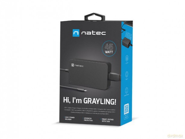 Zasilacz Laptop Grayling USB-C 45W do laptopów, tabletów, telefonów