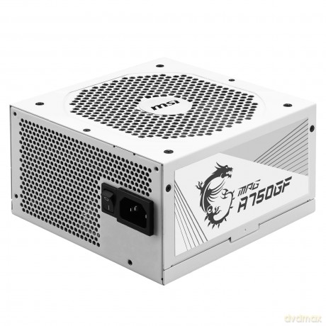 Zasilacz modularny MPG A750GF 750W 80PLUS GOLD biały