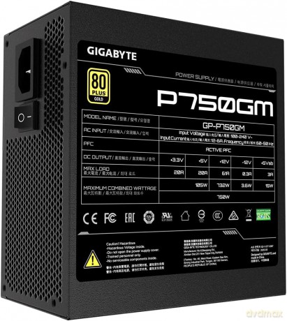 Zasilacz P750GM 750W PFC 120mm hydraulic fan ATX